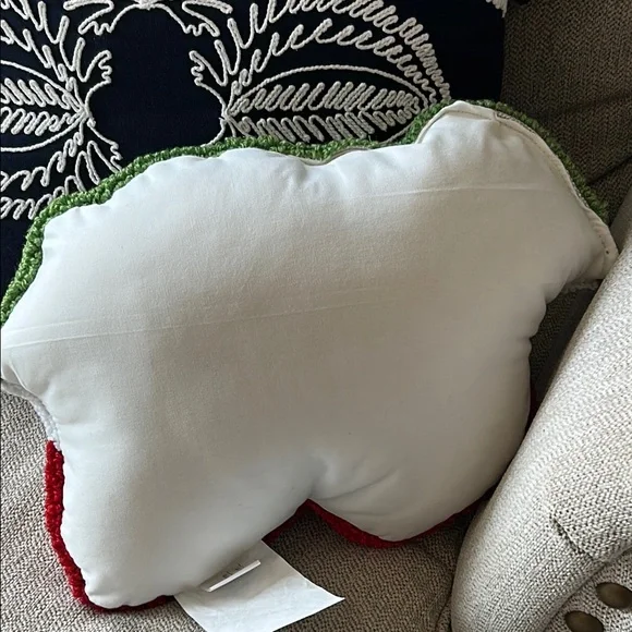 NEW! Vintage Inspired Large Cherry Accent Throw Pillow - Picture 5 of 7